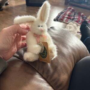 Elizabeth Miniature Soft White Bunny The Archive Collection Plush